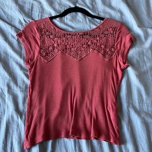 Forever 21 Crochet Tee
